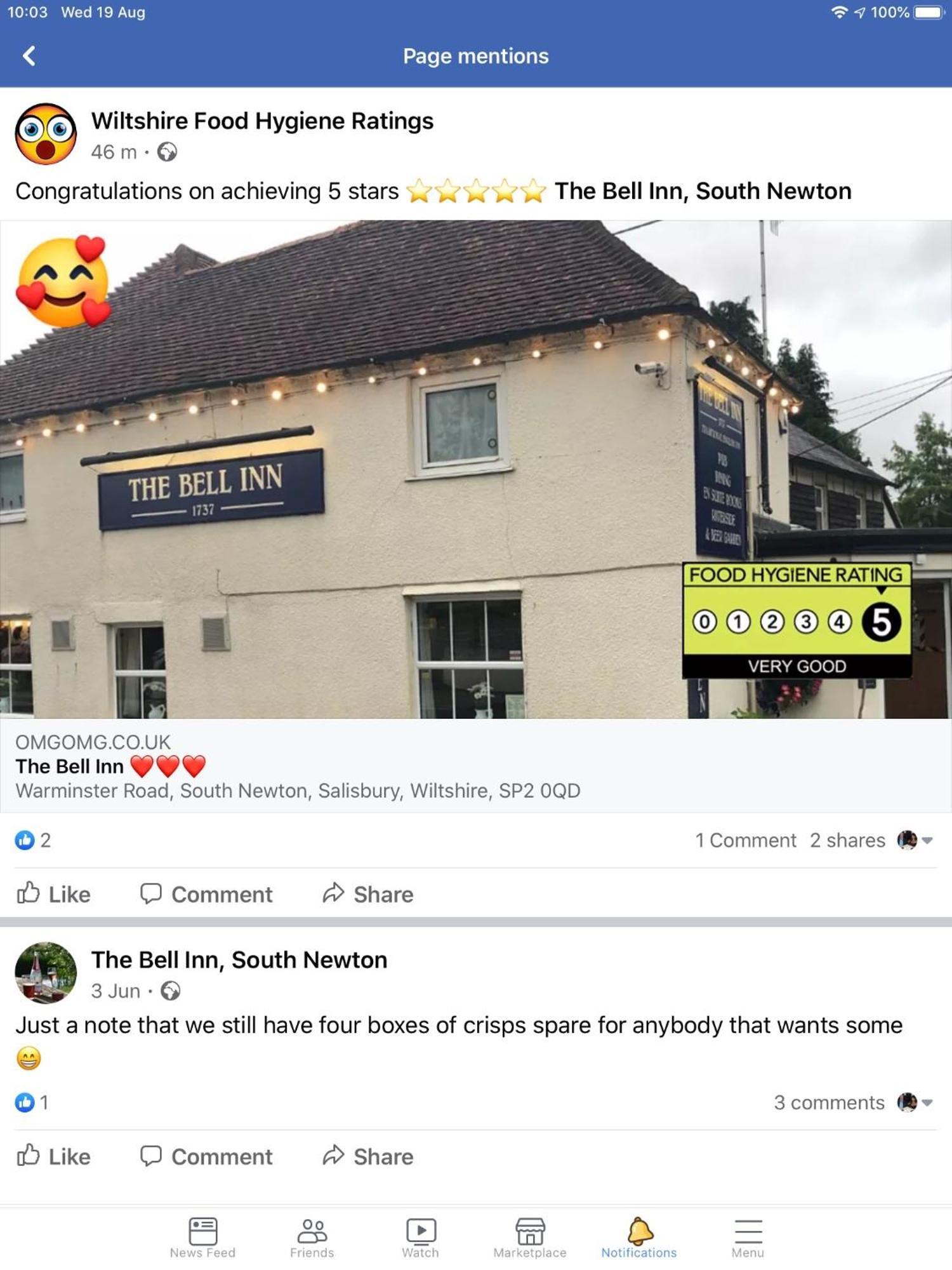 סליסבורי The Bell Inn מראה חיצוני תמונה